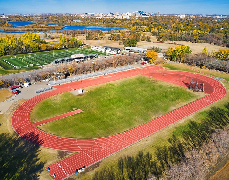 douglas park regina overhead shot