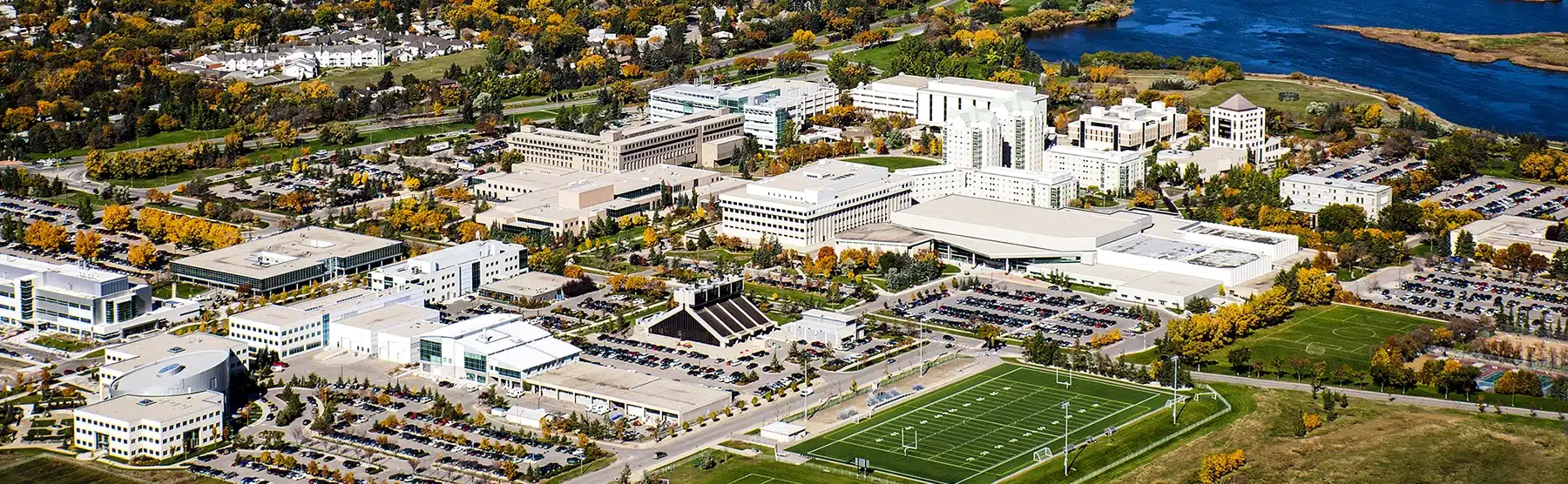 wascana centre overhead view